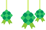 Ketupat decoration